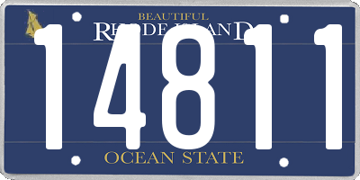 RI license plate 14811