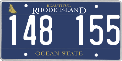RI license plate 148155
