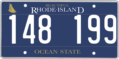 RI license plate 148199