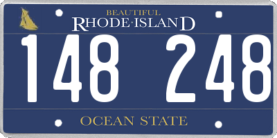 RI license plate 148248