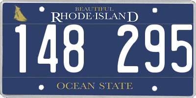 RI license plate 148295
