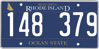 RI license plate 148379