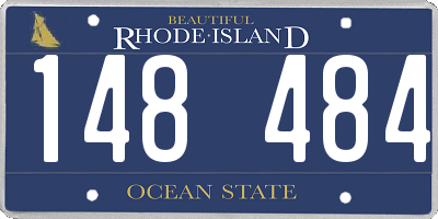 RI license plate 148484