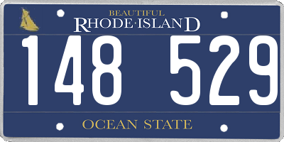 RI license plate 148529