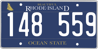 RI license plate 148559