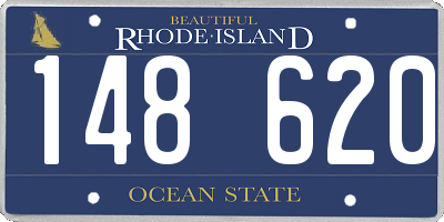 RI license plate 148620