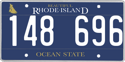 RI license plate 148696