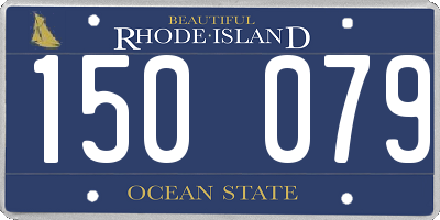 RI license plate 150079