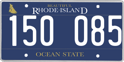 RI license plate 150085