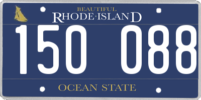 RI license plate 150088