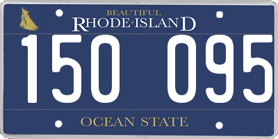 RI license plate 150095