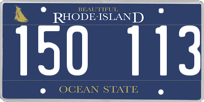RI license plate 150113