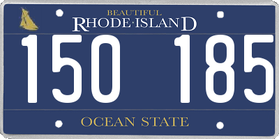 RI license plate 150185