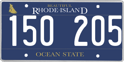 RI license plate 150205