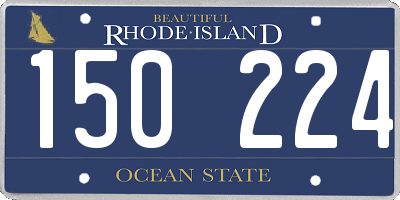 RI license plate 150224