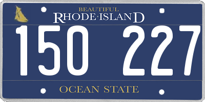 RI license plate 150227