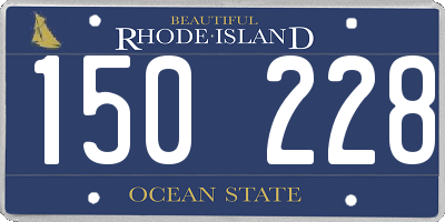 RI license plate 150228