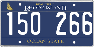 RI license plate 150266