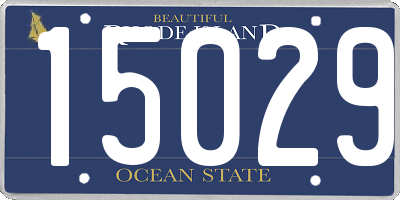 RI license plate 15029