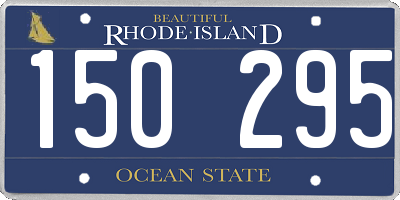 RI license plate 150295