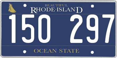 RI license plate 150297