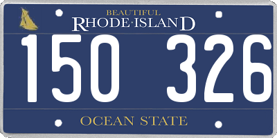RI license plate 150326