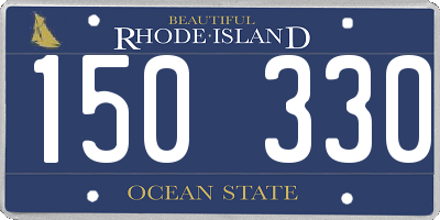 RI license plate 150330