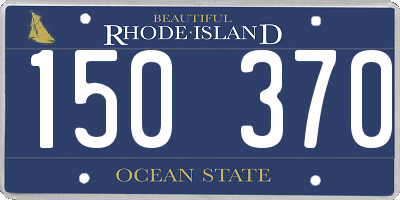 RI license plate 150370