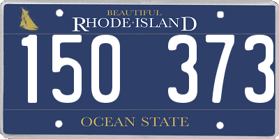 RI license plate 150373