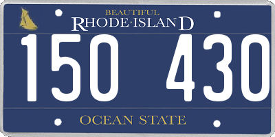RI license plate 150430