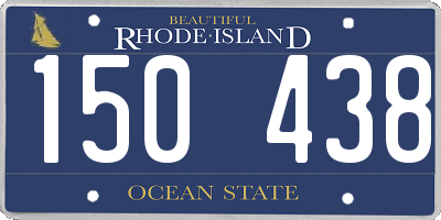 RI license plate 150438