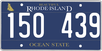 RI license plate 150439