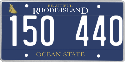 RI license plate 150440
