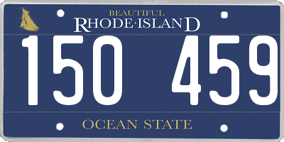 RI license plate 150459