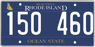 RI license plate 150460