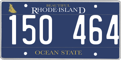 RI license plate 150464
