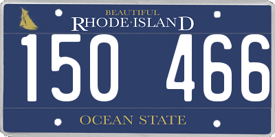 RI license plate 150466