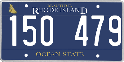 RI license plate 150479