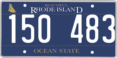 RI license plate 150483