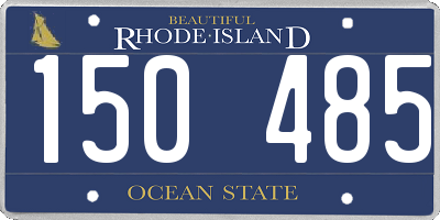 RI license plate 150485