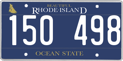 RI license plate 150498