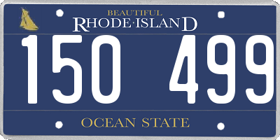 RI license plate 150499