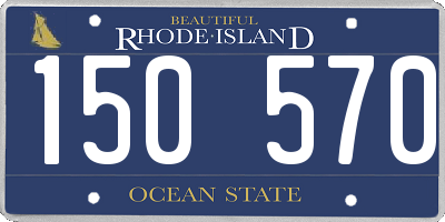 RI license plate 150570