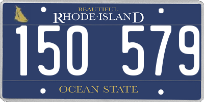 RI license plate 150579