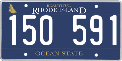 RI license plate 150591