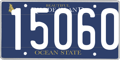 RI license plate 15060