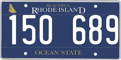 RI license plate 150689