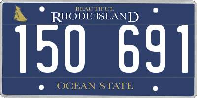 RI license plate 150691
