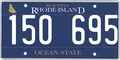 RI license plate 150695