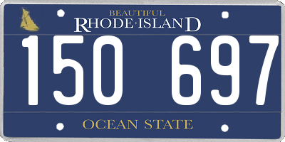 RI license plate 150697